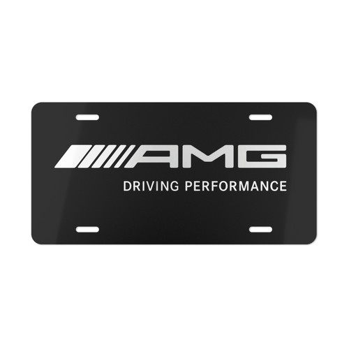 Placa de tocador, matrícula delantera AMG Driving Performance, dueño de Mercedes - Imagen 7 de 8