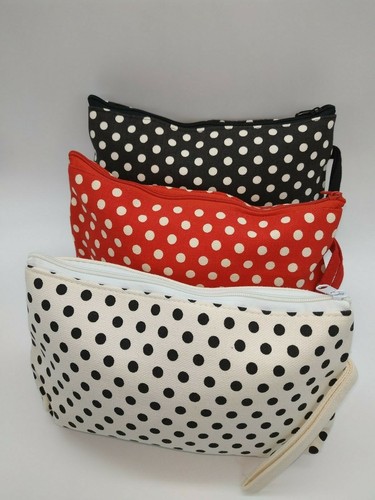 neceser lunares flamenco maquillaje viaje bag mujer make up cute cosmetic bolso - Picture 8 of 11