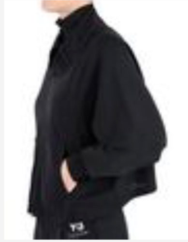 Y-3 by Yohji Yamamoto Sweatshirt Turtleneck Track Jacket Loose Fit Black Size L - Picture 2 of 6