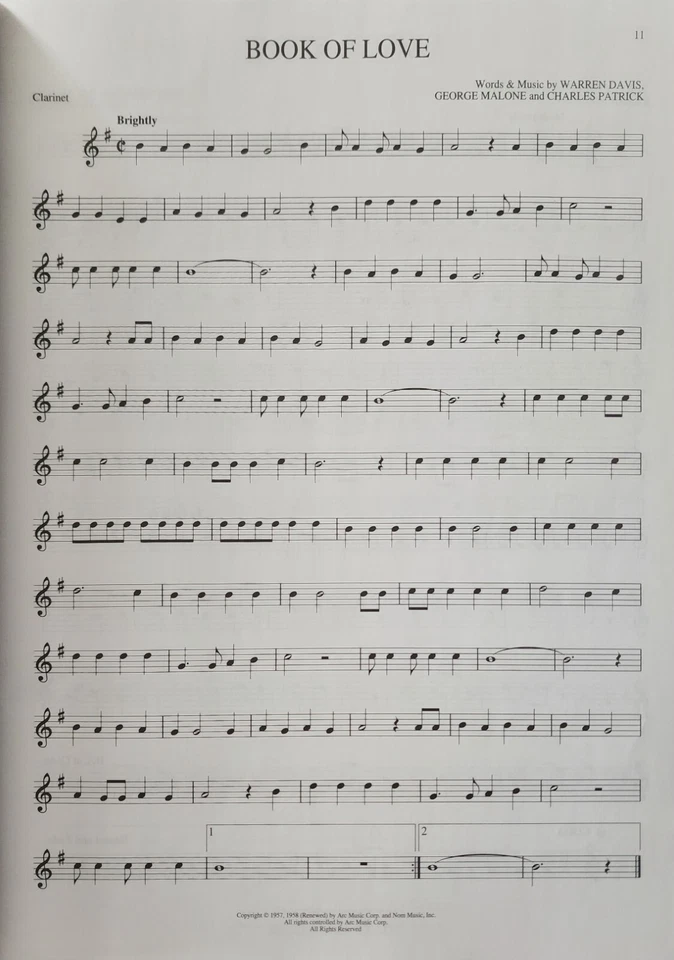 Clarinet The Definitive Rock N Roll Collection 1955 - 1966 Sheet Music Book - Image 3 of 4