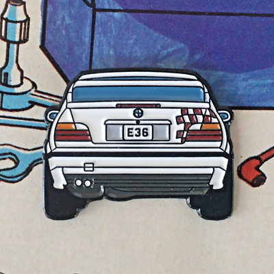 Petrolhead Pins BMW e36 M3 Lightweight enamel pin for hat, jacket or backpack