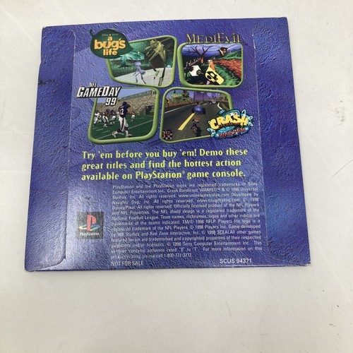 Toys R Us Playstation 1 PS1 Interactive CD Sampler Disc - Picture 2 of 4
