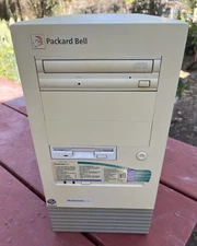 Vintage Packard Bell D131 Desktop Computer