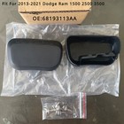 2Pcs Foot Bar Plug Side Step End Cap #68193113AA For Dodge Ram 1500-3500 Black
