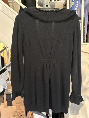 Harold’s Cardigan Women’s Black Long Sleeve Ruffle - Picture 12 of 16