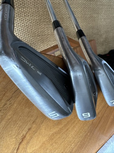 TaylorMade P·7MC RAW 5/7/9 irons, S400 Ti & Iomic Mid size grips - Picture 7 of 18
