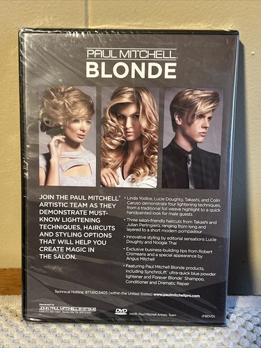 Paul Mitchell Blonde DVD Hair Stylist Salon Techniques Tips NEW SEALED - Picture 2 of 6