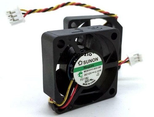 SUNON 3010 DC 12V MC3010V1-0000-G99 30*30*10MM 3-line ultra quiet cooling fan - Picture 4 of 6