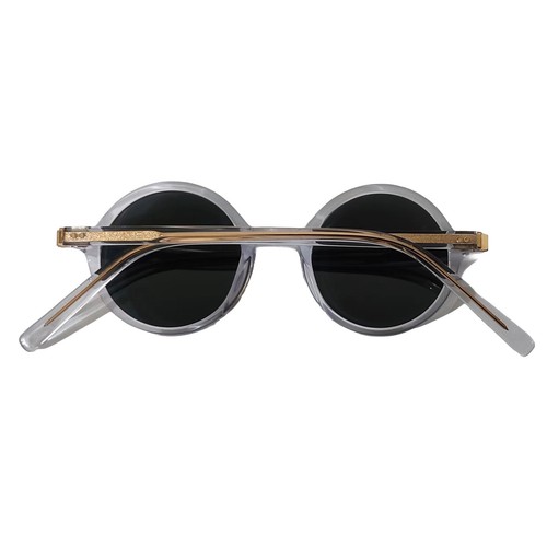 Leon Round Sunglasses The Professional Movie Costume Grey Lenses Glasses Léon - Picture 7 of 11
