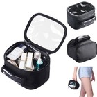 Byootique Transparent Cosmetic Bags Storage Pouch Zip Makeup Case Toiletry Wash