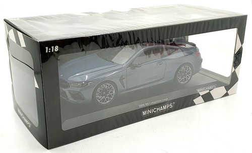 Minichamps 1/18 Scale 110 029024 - BMW M8 Coupe 2020 - Metallic Blue - Picture 5 of 5