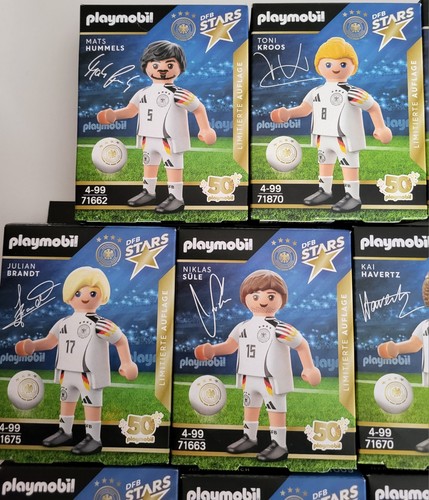 17 verschiedene Playmobil EM 2024 DFB Fußball Stars / ORIGINAL VERPACKT ! - Bild 2 von 6