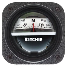 Ritchie V-527 Kayak Compass - Bulkhead Mount - White Dial Bundle