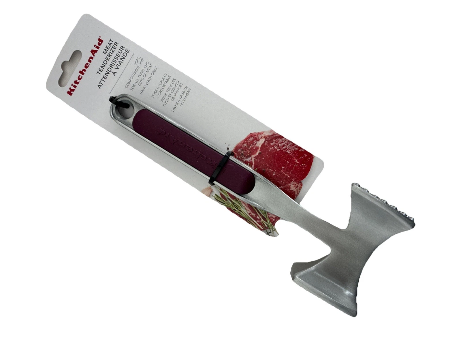 New KitchenAid Beetroot Plum Boysenberry HBRA Masher Meat Tenderizer
Opens in a new window or tab