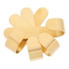 4 Stück Messing selbstklebende Haken Wandbehang Haken Metallhaken und