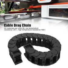 Cable Drag Chain Low Noise Series Nylon Wire Carrier Detachable Assembly 0.7