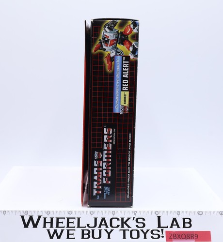 Red Alert Commemorative Series Reissue Transformers 2002 Hasbro NEW SEALED - Picture 4 of 5