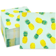 PineParty Cocktail Napkins (5 In, 100 Pack)