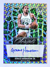 2024-25 Panini Mosaic Gerald Henderson Sr. Mosaic Prizm Scripts Boston #MS-GHS