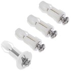  4 Pcs Toilet Seat Fittings Fastener Bolt Kit Hinges Bolts Screws
