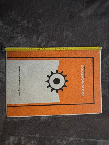 Teller Uhrwerk orange minimalistisch mit Magnet - Bild 7 von 10