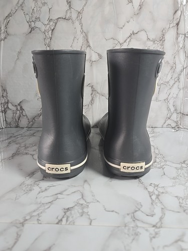 Crocs Jaunt Shorty Boots Women's size 8 Shoes Rain Snow Grey Waterproof - Picture 5 of 11