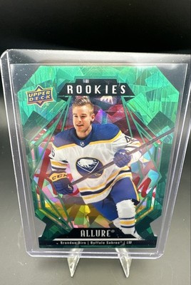 2022-23 UD Allure - Rookies Brandon Biro #142 Green Rainbow Die-Cut /99 (RC)