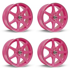 Set Of 4 16in Pink Wheel Rims For 2002 Chevrolet Rtx8913 16x7 5x105 Et42 5bolt Set Of 4 16in Pink Wheel Rims For 2002 Chevrolet Rtx8913 16x7 5x105 Et42 5bolt
