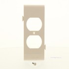 Pass & Seymour PJSC8-LA Lt Almond 1-Gang Duplex Unbreakable Sectional Wallplate