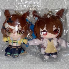 Jungle Pocket & Agnes Tachyon Uma Musume Chibi Plush Sitting Mascot