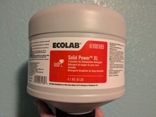 Ecolab Solid Power XL (6100185) Extended Life Dishmachine Detergent  Exp 2028/02