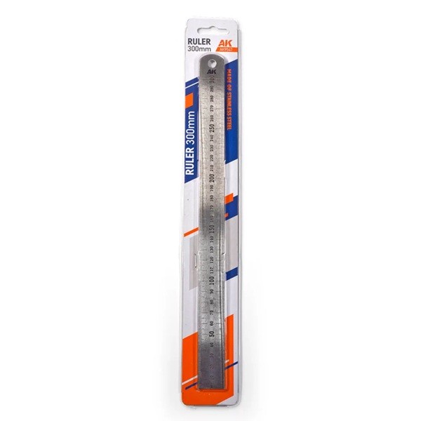AK Interactive AK9547 Metal Ruler 300 mm - New