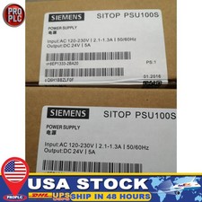 New Siemens 6EP1333-2BA20 SITOP PSU100S Stabilized Power Supply 6EP1 333-2BA20