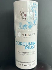 Vidafy Curcumin Plus+ Advanced Formula 0.5 fl oz. FREE SHIPPING!!