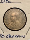 1944 Brazil 50 Centavos Old Antique South American Foreign World Coin