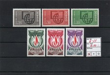 France, UNESCO, MiNo.  6 - 11, MNH, see scan.
