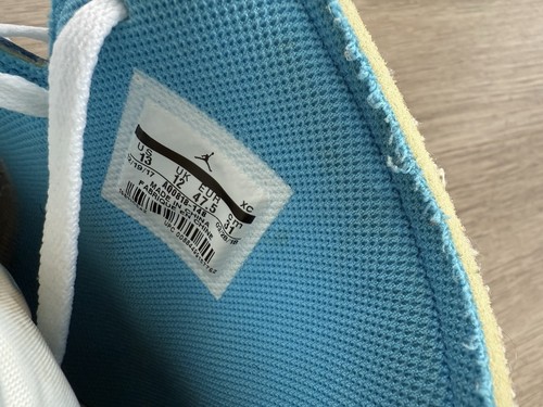 Size 13 Off White x Air Jordan 1 Retro High OG UNC University Blue AQ0818-148 - Picture 8 of 11