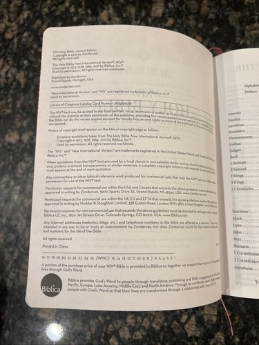 HOLY BIBLE (JOURNAL EDITION) 2015 ZONDERVAN/BIBLICA,INC NIV - Imagen 8 de 14