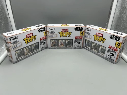 FUNKO BITTY Pop STAR WARS Mandalorian Moff Gideon 4pk Mystery Figure LOT X3