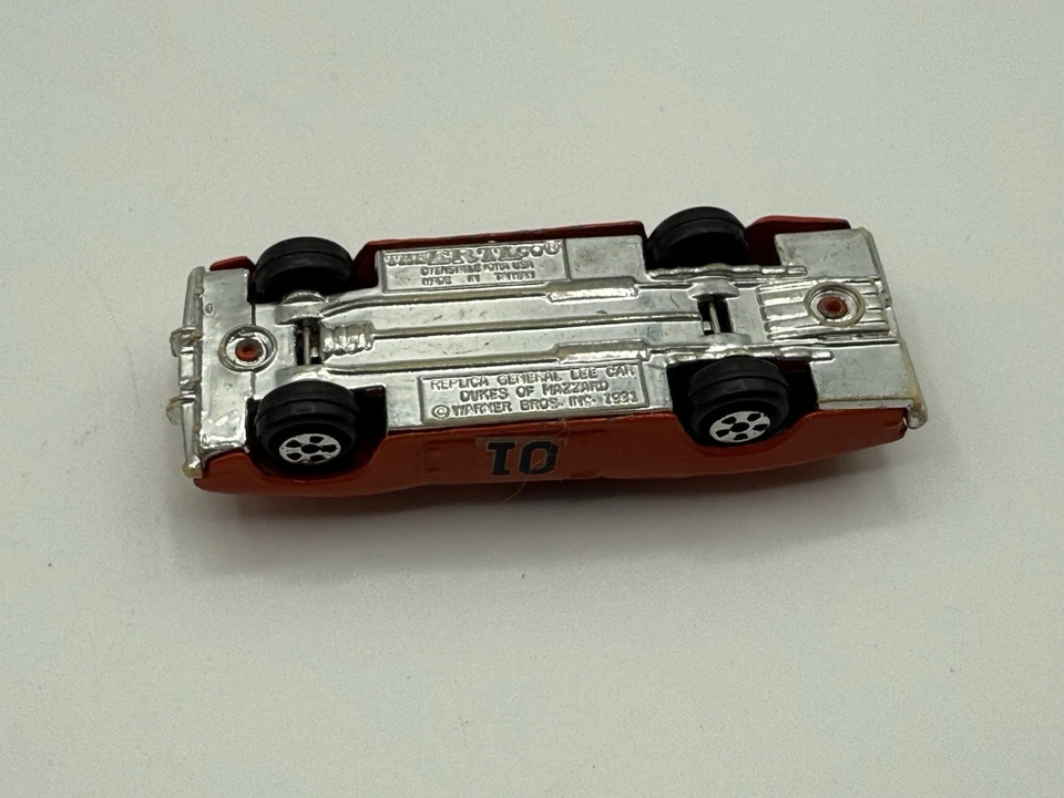 Ertl Replica General Lee Car Dukes of Hazzard 1981 Orange Made In Hong Kong - Image 4 of 4