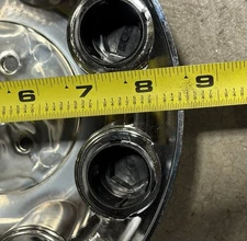 Set of 2 Wheel Center Caps 8 Lug Chrome thumbnail 4