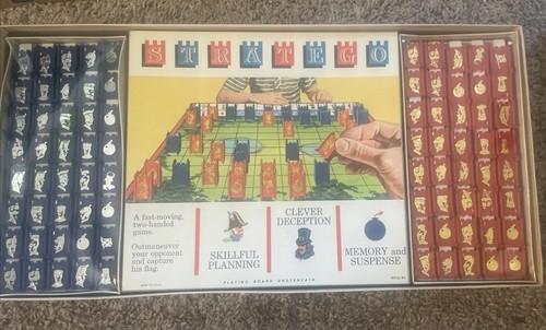 Stratego Board Game COMPLETE Milton Bradley 1961 Vintage New Not Sealed - Picture 7 of 15