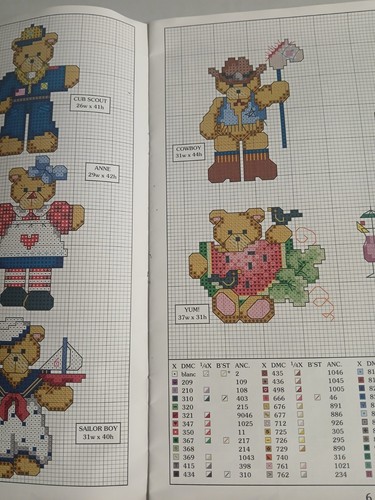 101 Bears with Personality by Lynn Busa---Leisure Arts 1999 - Picture 3 of 5