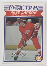 1982-83 O-Pee-Chee In Action Reed Larson #89 0m8e