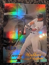 Fleer 1998 Flair Showcase Larry Walker #33 Colorado Rockies Showstopper Row 3