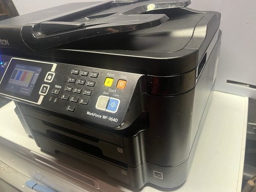 Epson WorkForce WF-3640 All-In-One Inkjet Printer, Ink is Full! Low Usage - Afbeelding 4 van 13