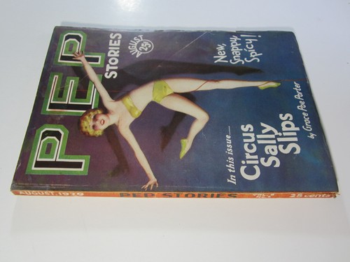 Pep Stories Vol. 6 #2, Aug. 1929 Sehr guter Erhaltungszustand - Classic Bolles Circus Sally Slips Cover! - Bild 2 von 5