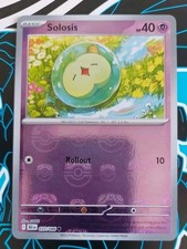 Solosis 037/086 Master Ball Pattern Pokemon SV Black Bolt English NM