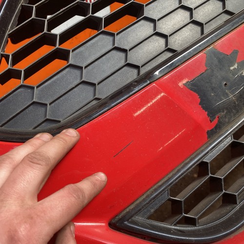 Ford Fiesta Mk7 Bumper Front & Grills Red Red NC Facelift 2013-2017 - Picture 13 of 24