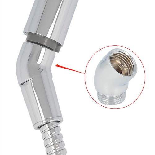 G1/2 Handbrause Top Brausebogen Chrom Winkel Innen- und Außengewindeteile - Bild 3 von 12